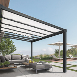 Palram Canopia Stockholm White Roof Blinds 64 x 325cm - Size: 0.1 x 64.5 x 325cm - Wilko - thumbnail 3