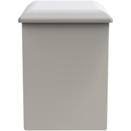 Crowndale New York Matt White Dressing Table Stool - Wilko - thumbnail 5