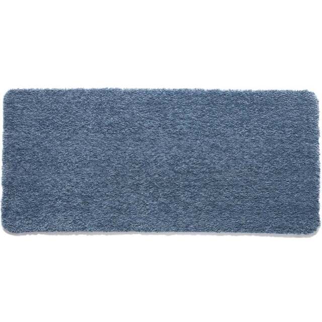 My Luxe Smoke Blue Rug 67 x 150cm - Size: 67 x 150 x 6cm - Wilko - image 1