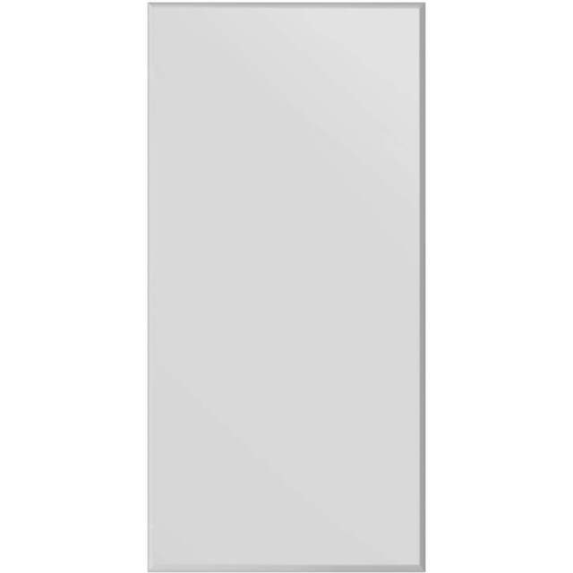 The Moderni Bevelled Mirror 150 x 60cm - Black - MirrorOutlet - Wilko - image 1