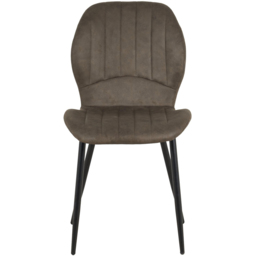 Indoor Living Jaydn Set of 4 Grey Distressed Leather Dining Chairs - Wilko - thumbnail 4