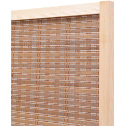 Living and Home 6 Panel Brown Folding Wooden Privacy Screen - Size: 180 x 300 x 1cm - Wilko - thumbnail 7