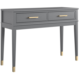 Dorel Home Westerleigh 2 Drawer Graphite Grey Console Table - Size: 76 x 105 x 40cm - Wilko - thumbnail 3