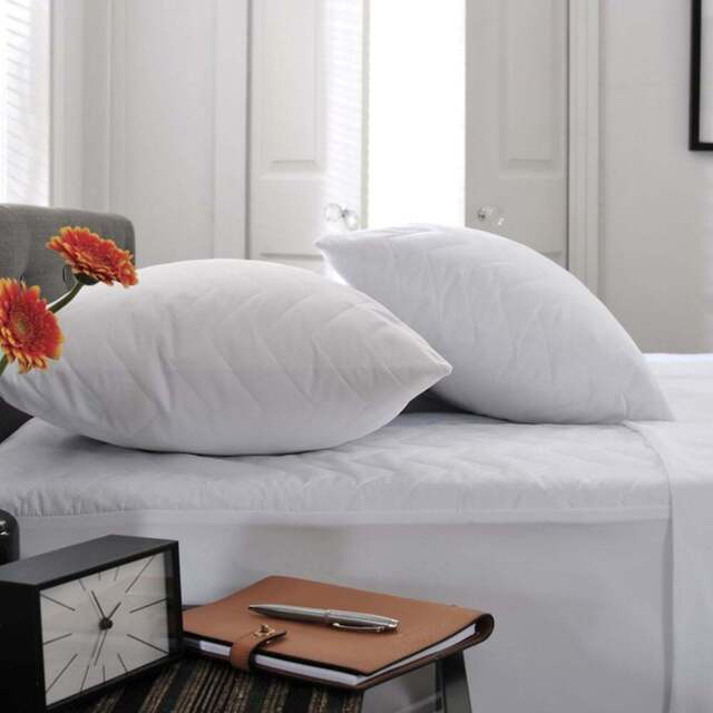 The Lyndon Company Double Waterproof Mattress Protector - White - Wilko - image 1