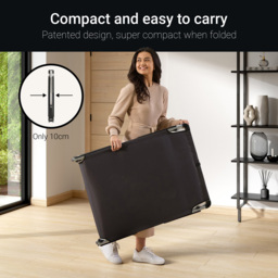 Jay-Be CE70 Single Compact Folding Bed with e-Fibre Mattress - Black - Wilko - thumbnail 5