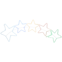 Multicolour Stars Rope Light - Multicolour - Wilko - thumbnail 3