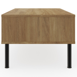 GFW Nervata 2 Drawer Oak Coffee Table - Brown - Wilko - thumbnail 6