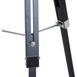 Portland Black and Gold Tripod Studio Floor Lamp - Size: 65 x 65 x 152cm - Wilko - thumbnail 4