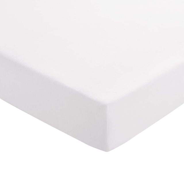 Helena Springfield Double White Brushed Cotton Fitted Bed Sheet - Wilko - image 1