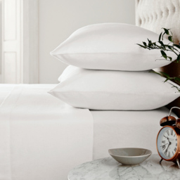 Helena Springfield Double White Brushed Cotton Fitted Bed Sheet - Wilko - thumbnail 3