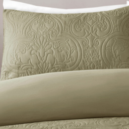 Sanderson Pinsonic Duvet Set Green King - Divante - Wilko - thumbnail 4