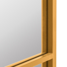MirrorOutlet The Arcus Gold Metal Arched Outdoor Window Garden Wall Mirror 174 x 85cm - Size: 85 x 174 x 3cm - Wilko - thumbnail 6