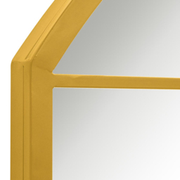 MirrorOutlet The Arcus Gold Metal Arched Outdoor Window Garden Wall Mirror 174 x 85cm - Size: 85 x 174 x 3cm - Wilko - thumbnail 7