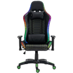 Triton Black LED Gaming Chair - Wilko - thumbnail 7