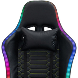 Triton Black LED Gaming Chair - Wilko - thumbnail 5
