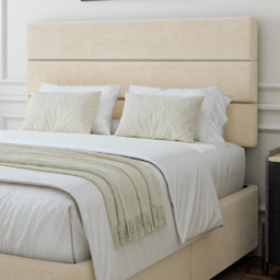 Bedmaster Single Cream Naples Velvet Divan Base - Wilko - thumbnail 3