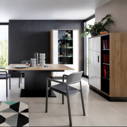Florence Brolo 6 Seater 160 to 200cm Panel Effect Extending Dining Table Walnut Dark - Brown - Furniture to Go - Wilko - thumbnail 7