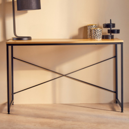 Premier Housewares Laxton Light Yellow Desk - Size: 120 x 60 x 72cm - Multi - Interiors by Premier - Wilko