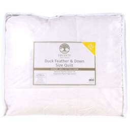 Divante Double White Duck Feather and Down Duvet 10.5 Tog - Wilko