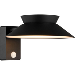 Nordlux Justina Solar Black Wall Light Light - Size: 14.5 x 23 x 14.5cm - Wilko - thumbnail 4