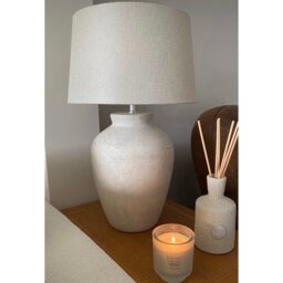 Hadley Cream Table Lamp - Wilko - thumbnail 6