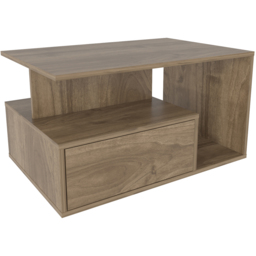 Decorotika Mana Walnut Coffee Table with Shelf and Cabinet - Size: 48.6 x 90 x 60cm - Brown - Wilko - thumbnail 7