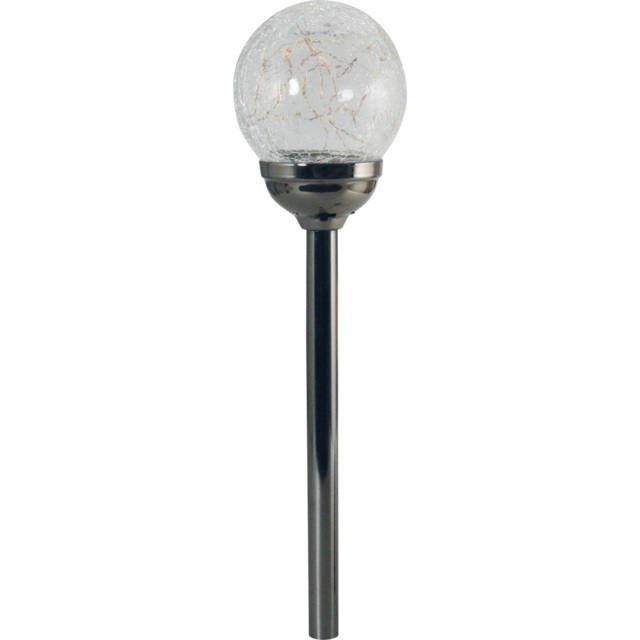 Luxform Mambo Black Pearl LED Garden Solar Spike Light - Size: 12 x 12 x 55cm - Wilko - image 1