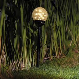 Luxform Mambo Black Pearl LED Garden Solar Spike Light - Size: 12 x 12 x 55cm - Wilko - thumbnail 3