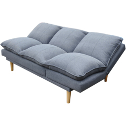 DS Living The Amalfi 3 Seater Sky Blue Textured Fabric Sofa Bed - Wilko - thumbnail 4