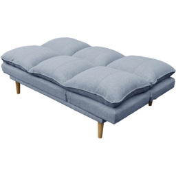 DS Living The Amalfi 3 Seater Sky Blue Textured Fabric Sofa Bed - Wilko - thumbnail 5