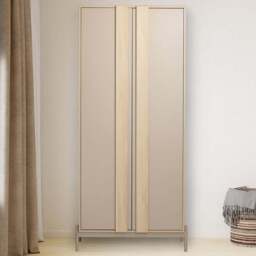 Sofia 2 Door Natural Wardrobe - Wilko - thumbnail 1