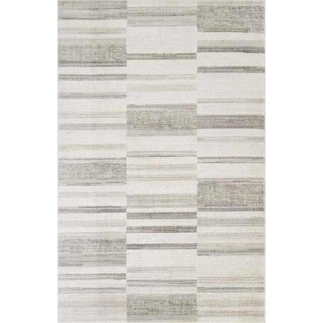 Desire Rugs Mabel Stone Patch Design Rug 200 x 290cm - Size: 290 x 200 x 1.3cm - Grey - Wilko - image 1