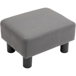 Portland Grey Footstool - Size: 40 x 34 x 24cm - Wilko - thumbnail 3