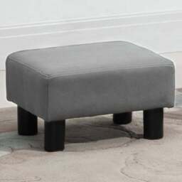 Portland Grey Footstool - Size: 40 x 34 x 24cm - Wilko