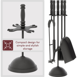 Fire Vida 5 Piece Malham Companion Set - Size: H 40 x W 13 x D 12 cm - Wilko - thumbnail 7