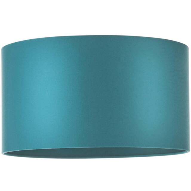 Merano Folgarida Teal Satin Shade - Size: 38 x 38 x 21cm - Brass - Wilko - image 1