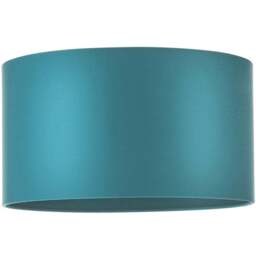 Merano Folgarida Teal Satin Shade - Size: 38 x 38 x 21cm - Brass - Wilko