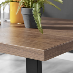 Furniturebox Solo 4 Seater Dining Table Wood - Brown - Wilko - thumbnail 7