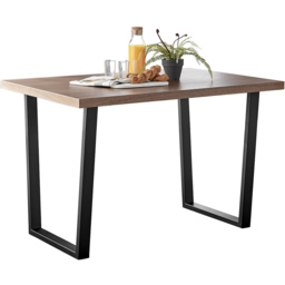 Furniturebox Solo 4 Seater Dining Table Wood - Brown - Wilko - thumbnail 3