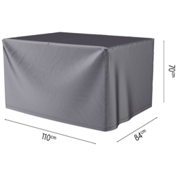 Platinum AeroCover Breathable Outdoor Firetable Cover 110 x 84cm - Size: 70 x 84 x 84cm - Grey - Wilko - thumbnail 7