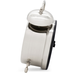 Acctim Pembridge Antique Brass Double Bell Alarm Clock - Size: 5 x 10.5 x 12.5cm - Gold - Wilko - thumbnail 5