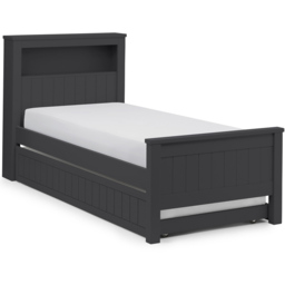 Julian Bowen Maine Anthracite Bookcase Bed with Underbed - Size: Single - Grey - Wilko - thumbnail 4