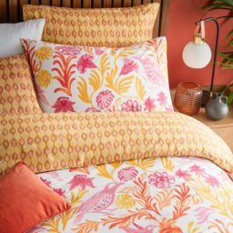 furn. Alentejo King Size Multicolour Trending Duvet Cover Set - Yellow - Wilko - thumbnail 3