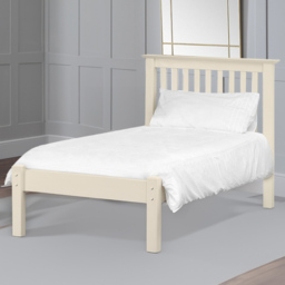 Julian Bowen Barcelona Single White Low Foot End Bed Frame - Wilko