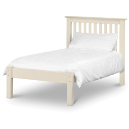 Julian Bowen Barcelona Single White Low Foot End Bed Frame - Wilko - thumbnail 3