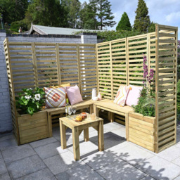 Forest Garden V3 Modular Seating Set - Size: 4 Seater - Brown - Wilko - thumbnail 3