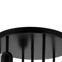 Cosylyte 7 Light Matt Black Opal Glass Ceiling Light - Size: 28 x 51 x 46cm - Wilko - thumbnail 6