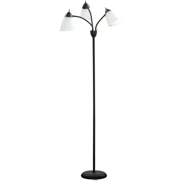 Portland Black 3 Light Arc Tree Floor Lamp - Size: 45 x 45 x 155cm - Wilko - image 1