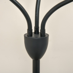 Portland Black 3 Light Arc Tree Floor Lamp - Size: 45 x 45 x 155cm - Wilko - thumbnail 4