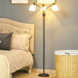 Portland Black 3 Light Arc Tree Floor Lamp - Size: 45 x 45 x 155cm - Wilko - thumbnail 3